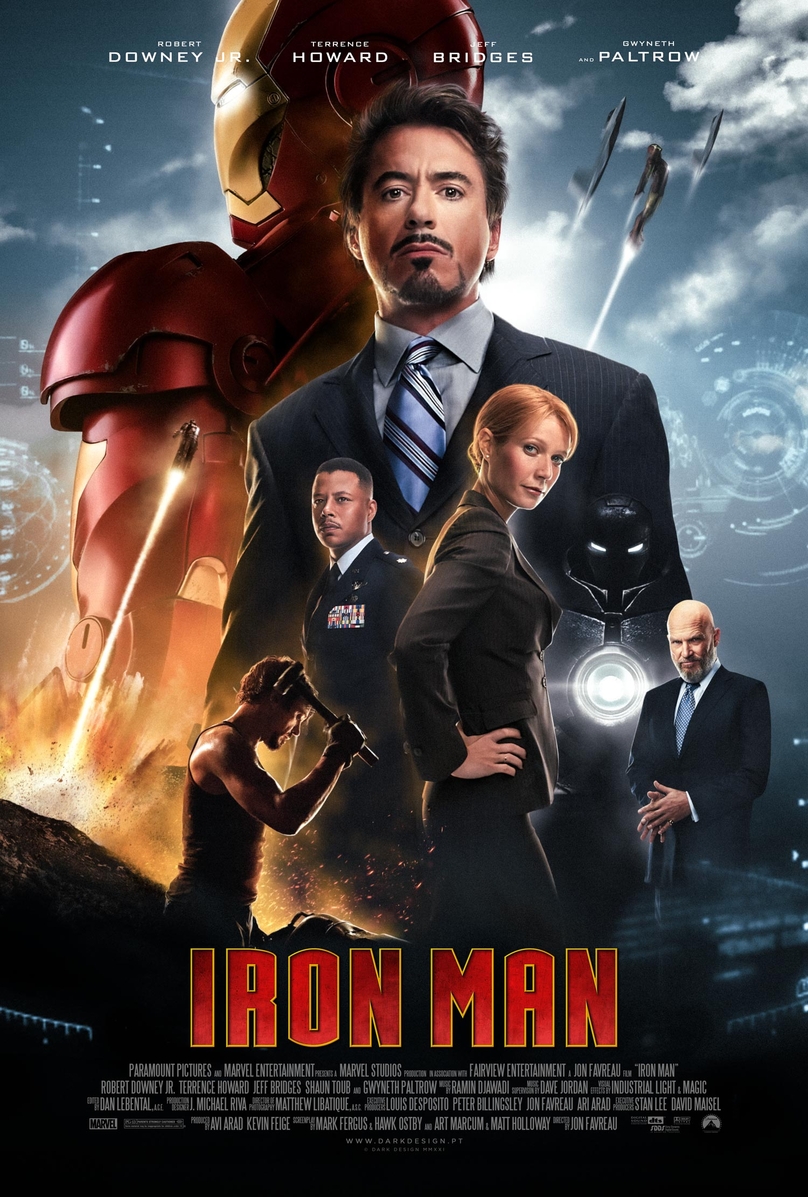 Poster chính thức của Người sắt (2008)