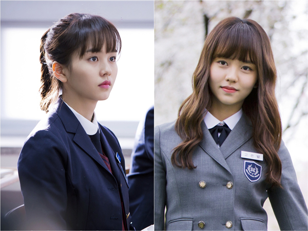Kim So Hyun rất xuất sắc khi 'phân thân' thành hai nhân vật trong School 2015