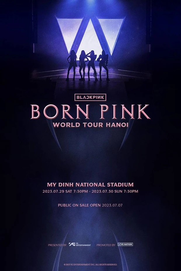 Giá vé show Born Pink của BLACKPINK ở Hà Nội: Thấp nhất 1,2 triệu, cao nhất 9,8 triệu đồng. Ảnh sưu tầm