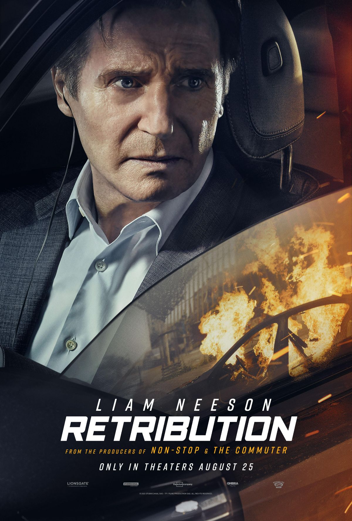 Retribution (Trừng Phạt) cũng sở hữu nhiều pha rượt đuổi và đấu trí căng thẳng khi ghi dấu sự tái xuất của Liam Neeson và nhà sản xuất của Non-Stop và The Commuter
