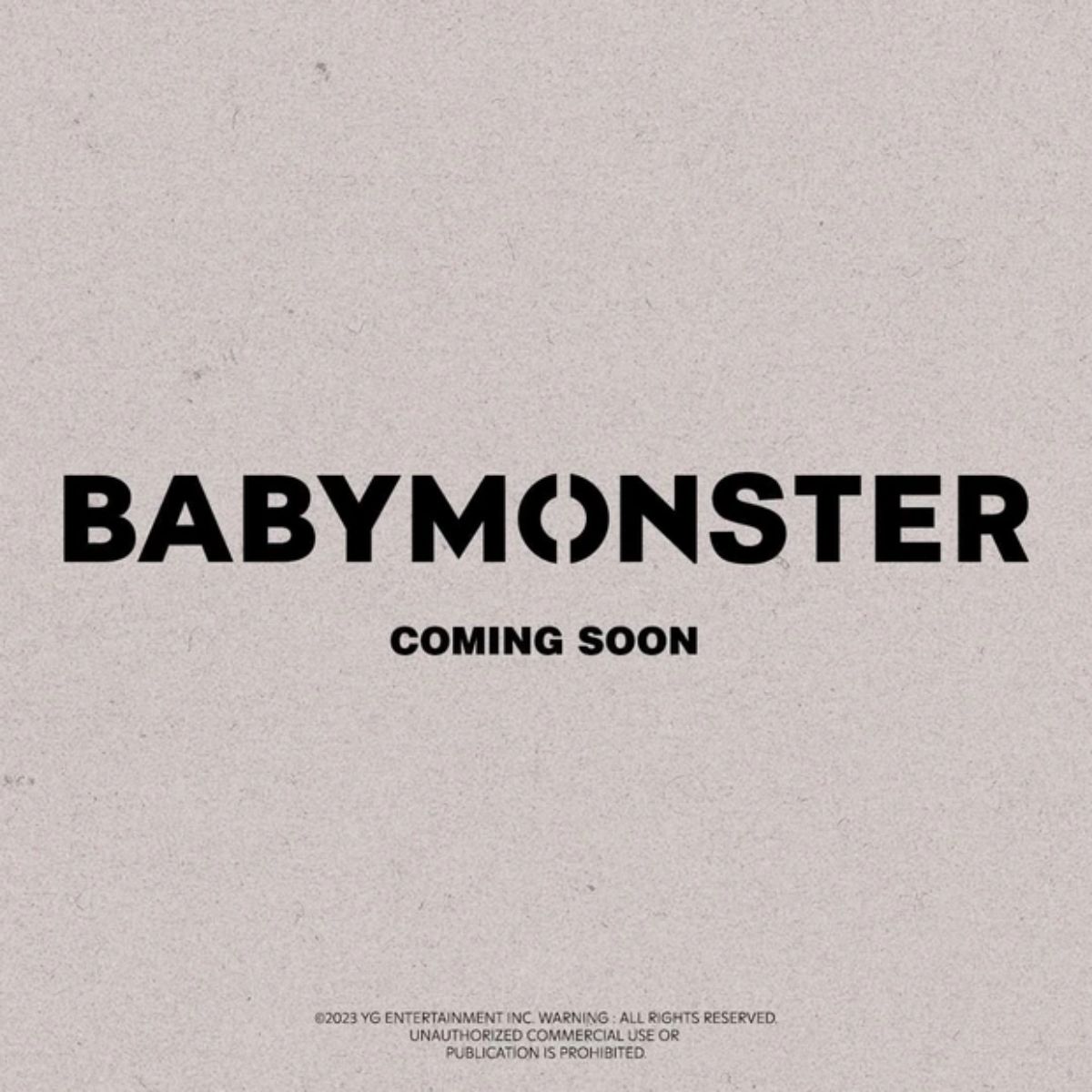 Trưa ngày 10/10, YG đã chính thức tung poster, đồng thời thông báo về việc ra mắt nhóm nữ mới BABYMONSTER vào tháng 11 năm nay