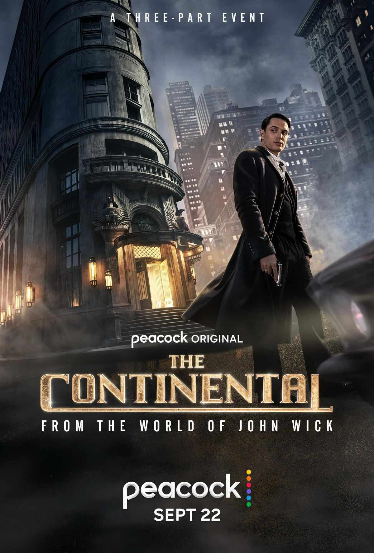 The Continental: From the World of John Wick lấy bối cảnh 40 năm trước khi diễn ra các sự kiện của John Wick, xoay quanh sát thủ Winston Scott thời trẻ (Colin Woodell)