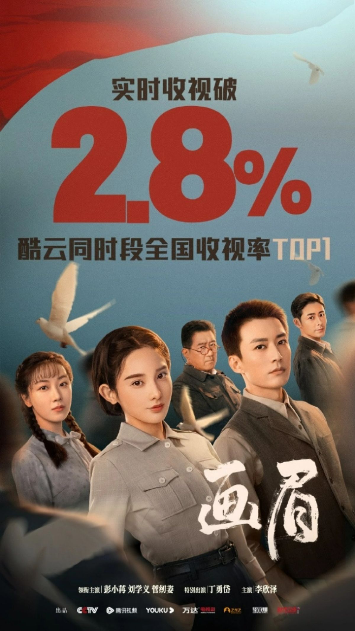 Đến khi về tay của CCTV8, ngay trong ngày đầu lên sóng Họa Mi đã gây choáng khi ghi nhận thành tích siêu khủng với mức rating cao nhất của bộ phim điệp chiến này lên tới 2,88%