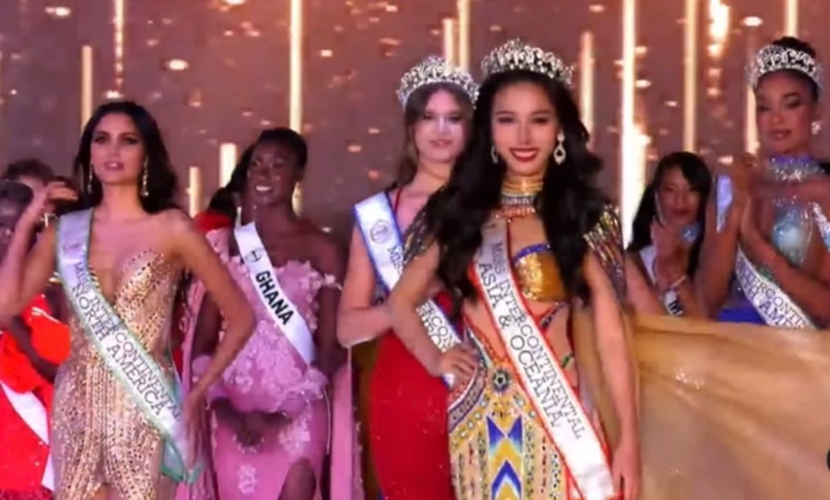 Trong đêm Chung kết Miss Intercontinental 2023, Á hậu Ngọc Hằng đã tỏa sáng qua các phần thi áo tắm, dạ hội cũng như ứng xử