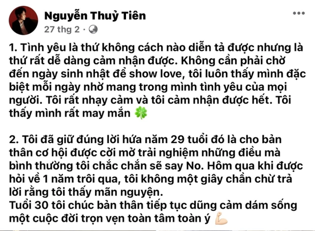 Tâm thư bày tỏ về tình yêu của nữ nhạc sĩ