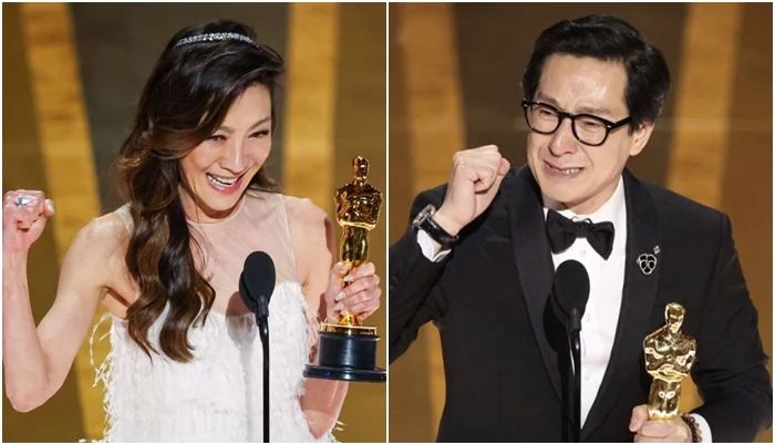 Dương Tử Quỳnh và Quan Kế Huy đều nhận được tượng vàng tại Oscar 2023
