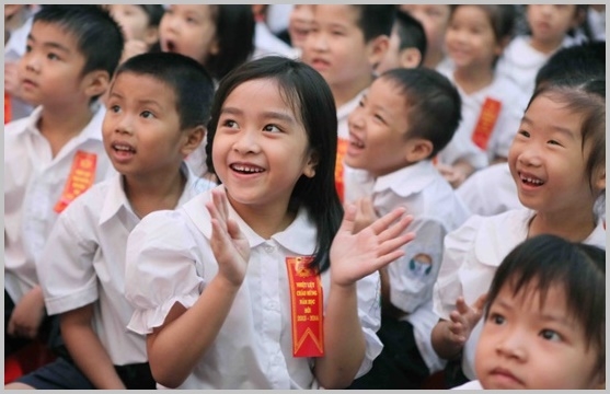 Lễ khai giảng năm học mới.