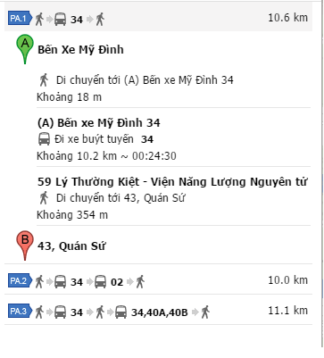 Tuyến bus BX Mỹ Đình - BV K