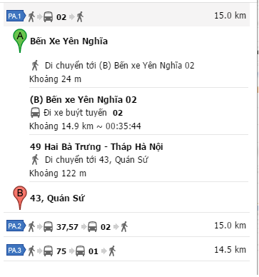 Tuyến buýt BV Yên Nghĩa - BV K