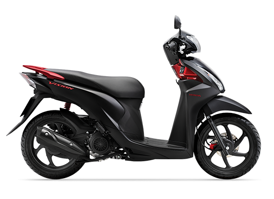 Honda Vision màu đen mờ