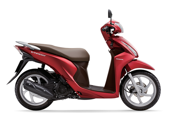 Honda Vision màu đỏ