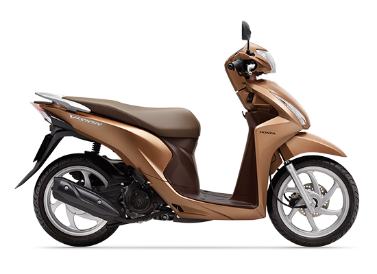 Honda Vision màu vàng