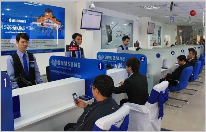 Bên trong Trung tâm Bảo hành Samsung