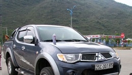 Xe biển số 25 thuộc Lai Châu