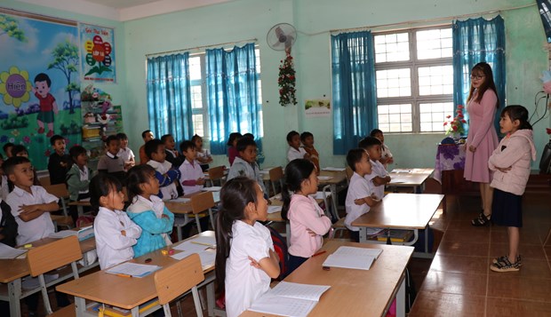 Chương trình giáo dục cho trẻ em được chính quyền tỉnh Gia Lai quan tâm cho người dân khu vực biên giới.