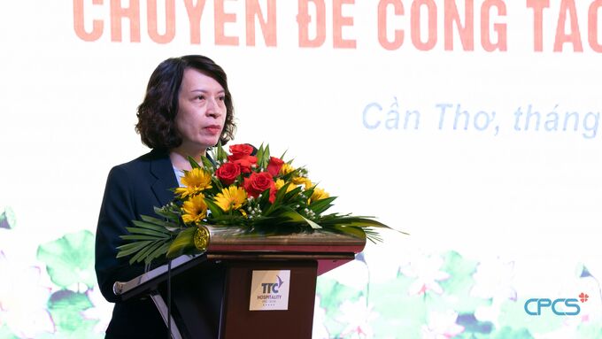 PGS.TS Nguyễn Thị Liên Hương, Thứ trưởng Bộ Y tế phát biểu tại Hội thảo.