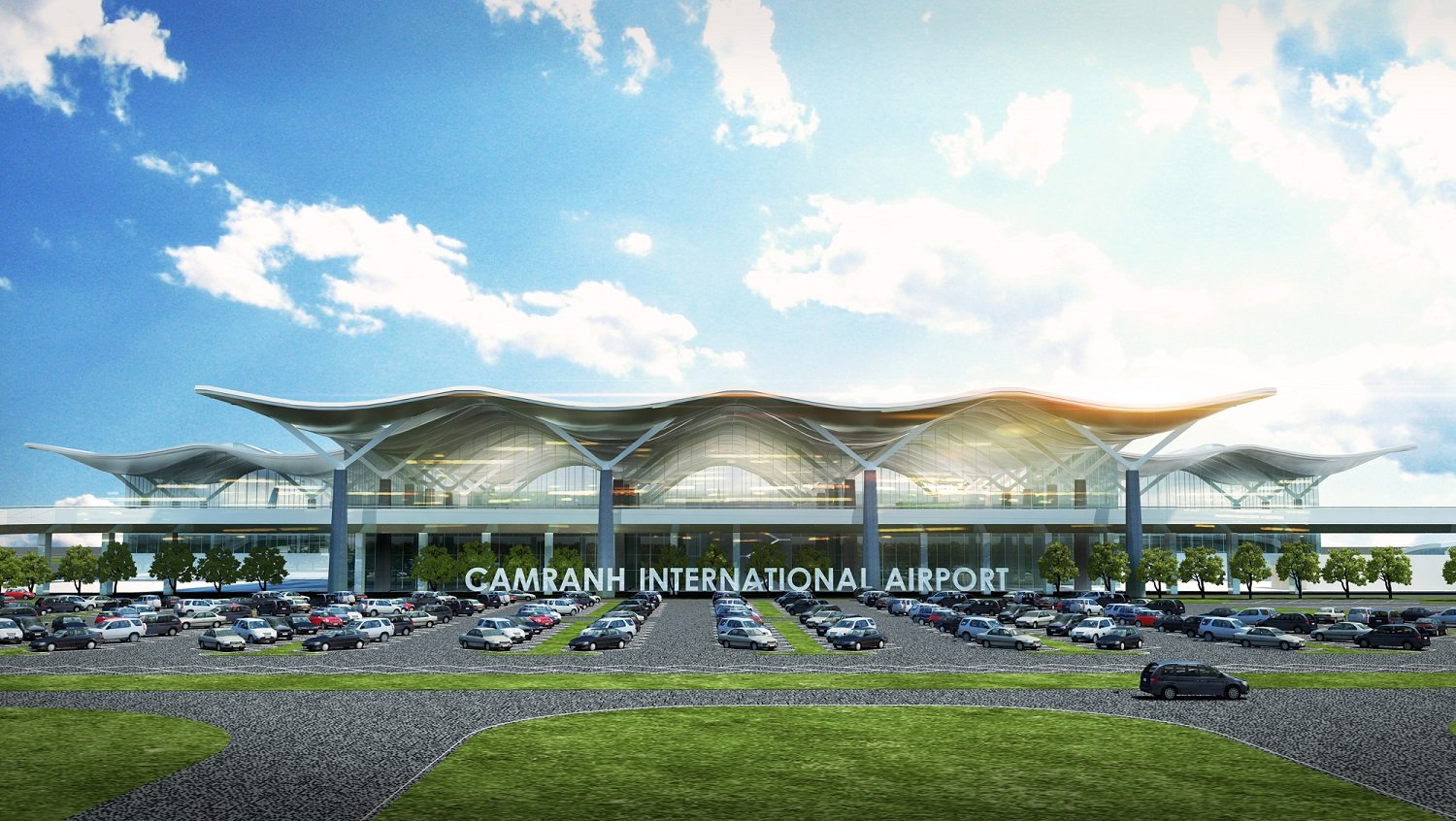Du khách có thể bay từ Hà Nội hoặc tp HCM tới sân bay Cam Ranh (Nguồn: Sưu tầm)