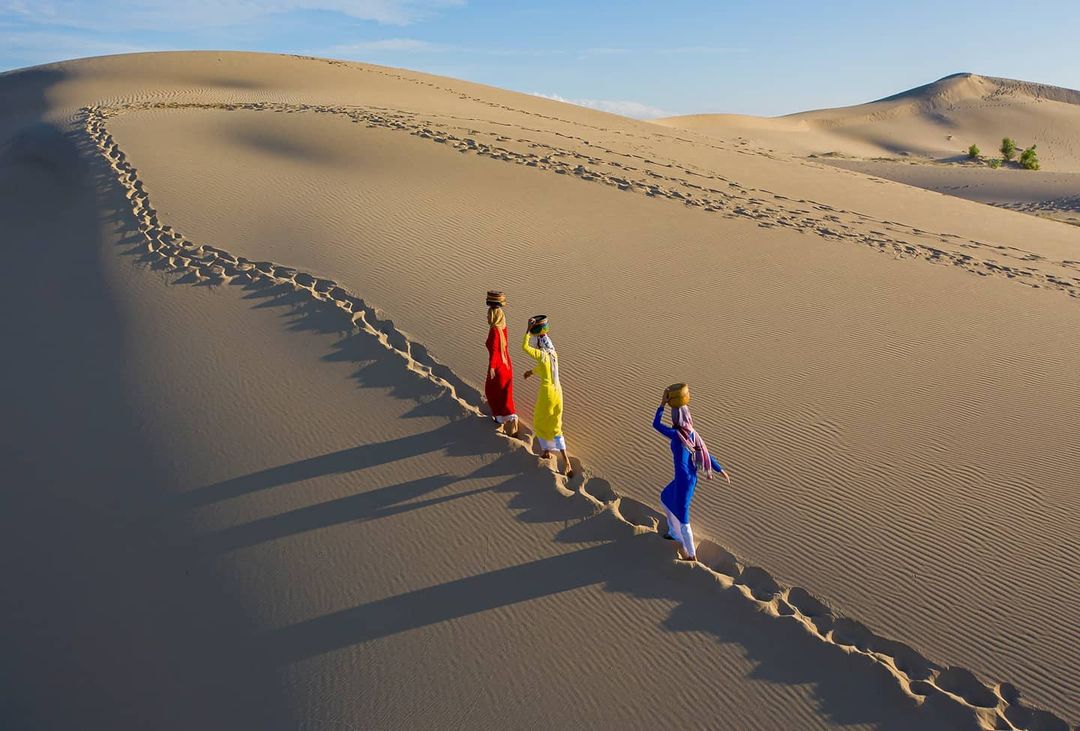 Đồi cát Nam Cương mang đến khung cảnh tuyệt đẹp cho du khách thoải mái checkin