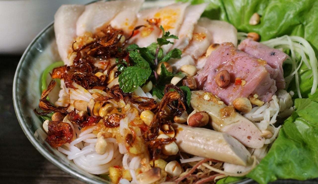 Món bún mắm nêm Phan Rang là món ngon hấp dẫn của Ninh Thuận