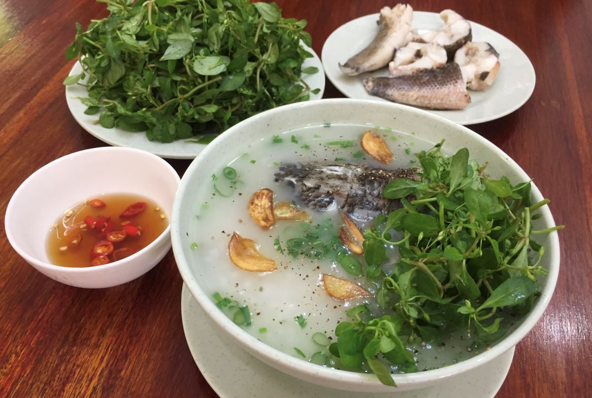 Cháo cá lóc rau đắng Sóc Trăng - Món ăn gợi nhớ hương vị miền Tây - ảnh 2
