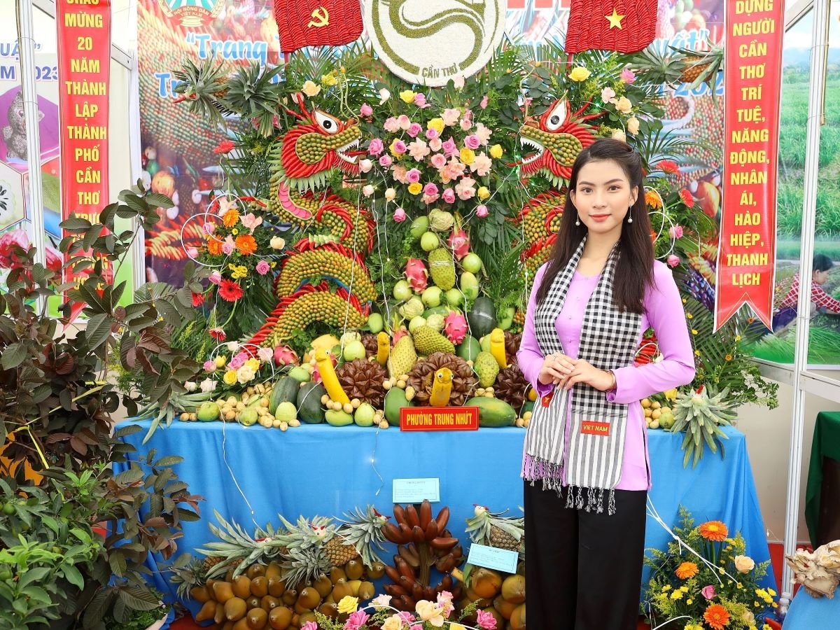 Trải nghiệm lễ hội trái cây Tân Lộc - 'Đại tiệc' trái cây lớn nhất miền Tây của Cần Thơ - ảnh 2