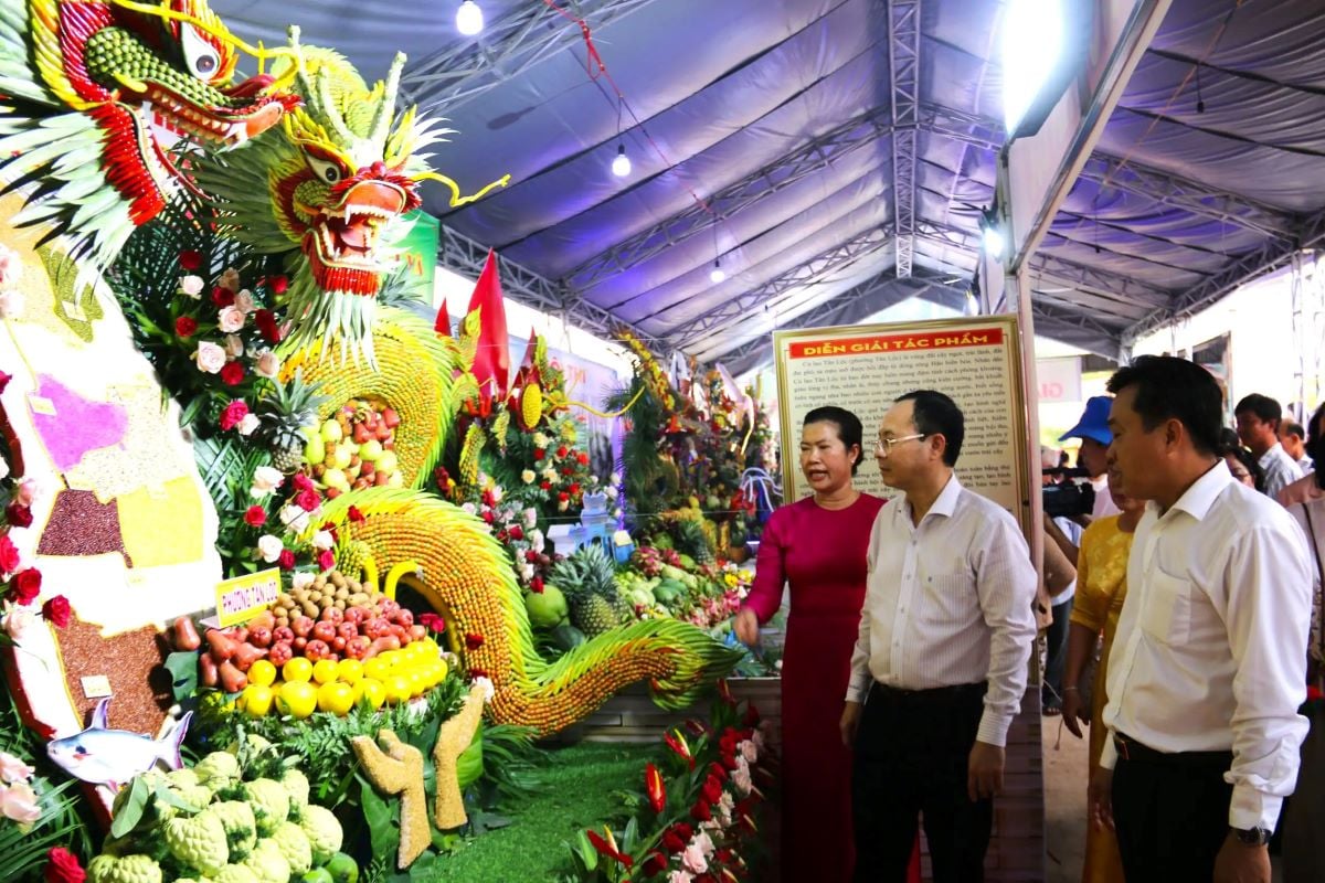 Trải nghiệm lễ hội trái cây Tân Lộc - 'Đại tiệc' trái cây lớn nhất miền Tây của Cần Thơ - ảnh 5