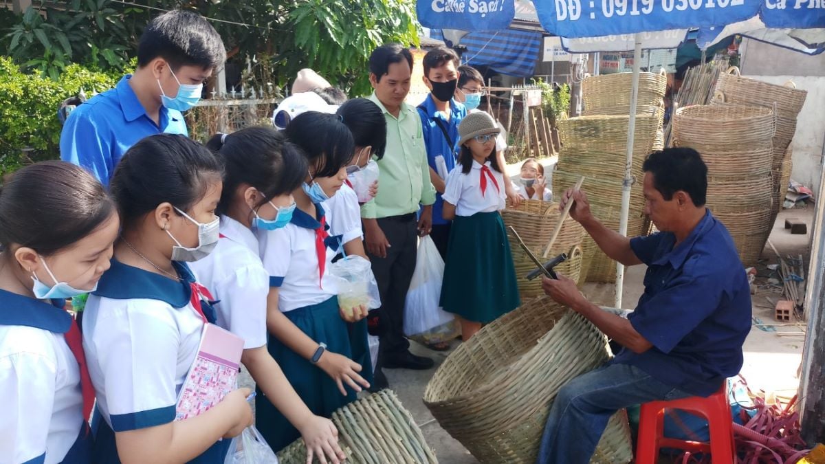 Độc đáo làng nghề đan cần xé Ngã Bảy Hậu Giang: “Di sản sống” của miền Tây - ảnh 4