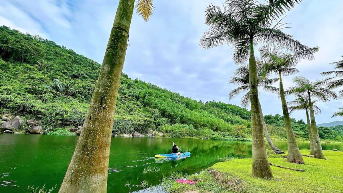 Vẻ đẹp nên thơ của khu du lịch Đập Hàn (Nguồn: Internet)