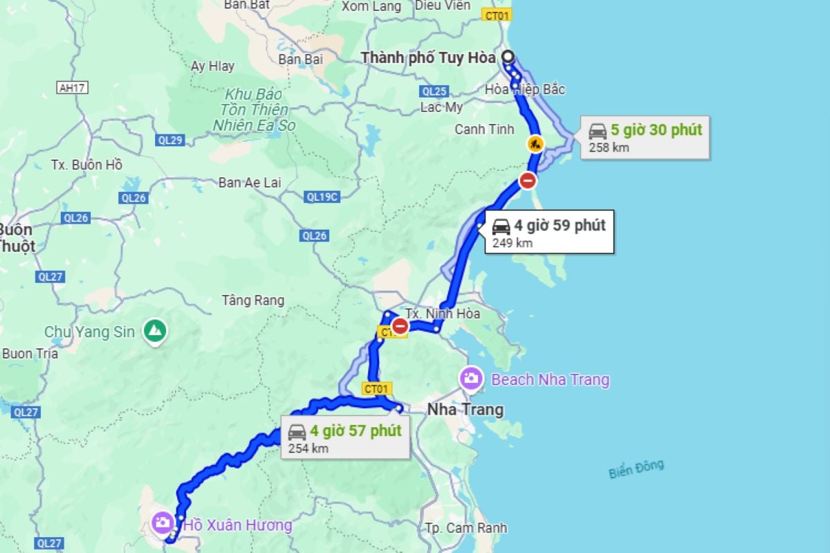 Phú Yên đi Đà Lạt bao nhiêu km? - ảnh 2