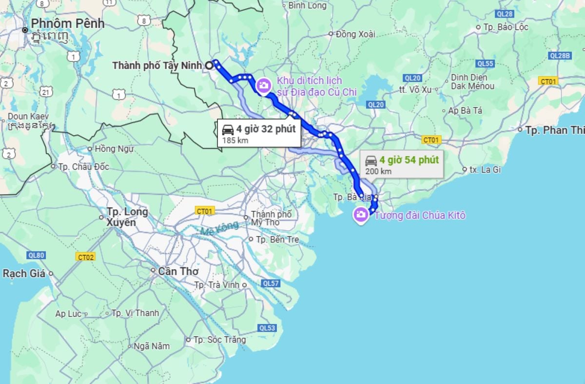 Ảnh chụp màn hình Google Maps