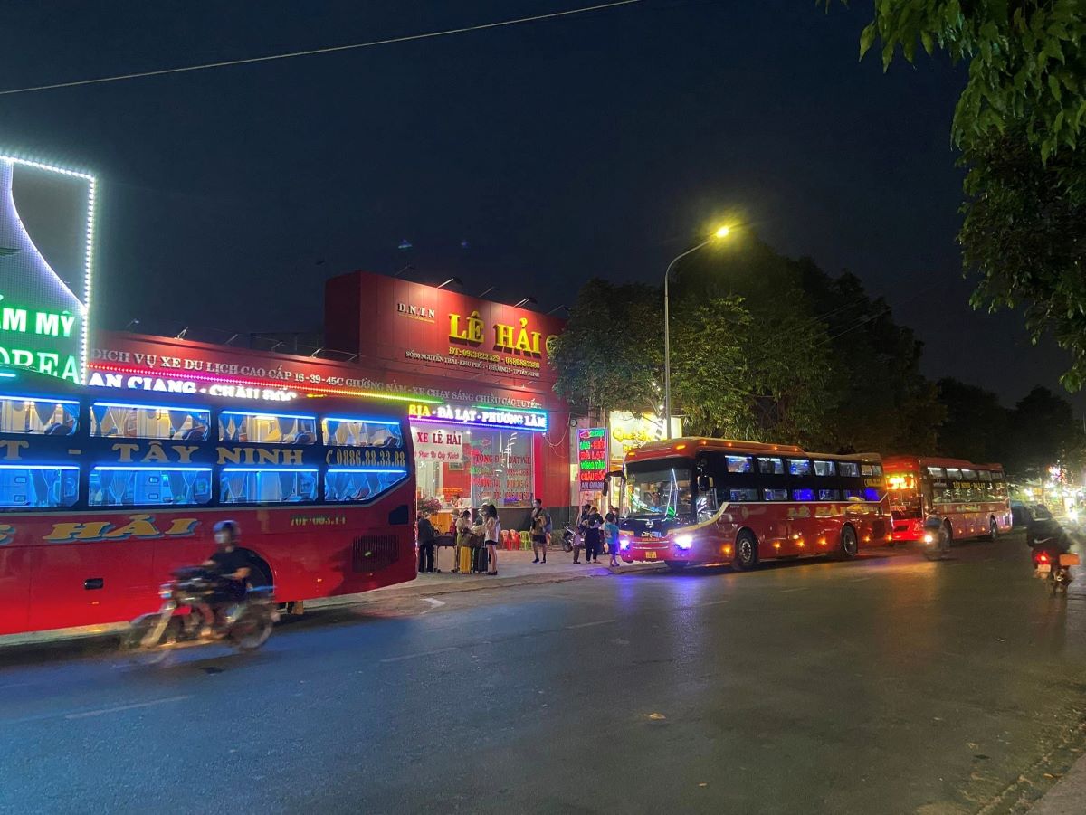 Xe chạy tuyến Tây Ninh - Vũng Tàu (Nguồn: Internet)