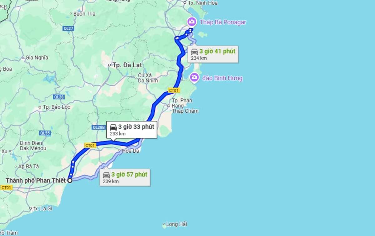 Phan Thiết đi Nha Trang bao nhiêu km? - ảnh 1