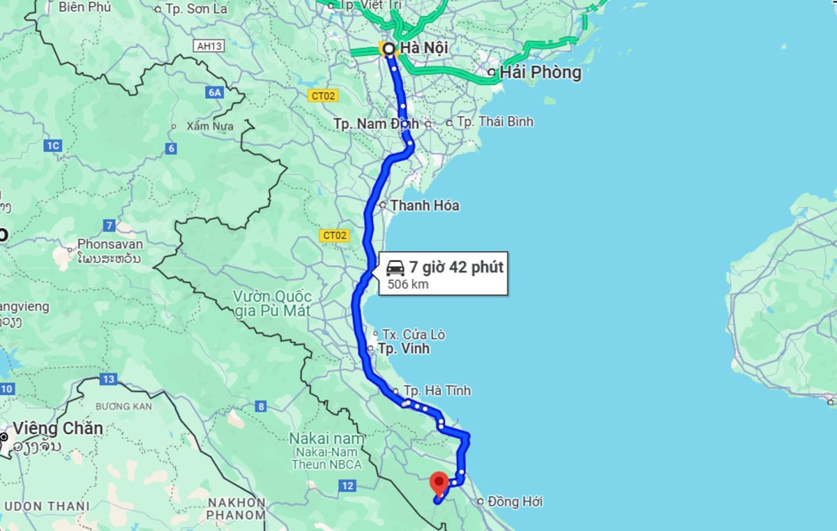 Từ Hà Nội đi Quảng Bình bao nhiêu km? - ảnh 1