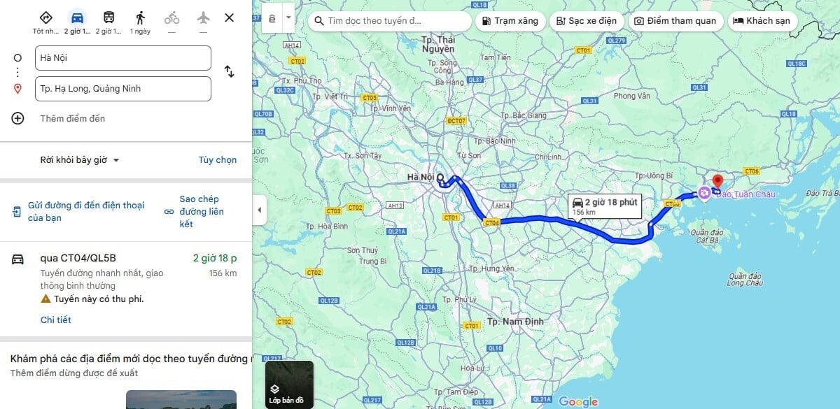 Từ Hà Nội đến Hạ Long bao nhiêu km? - ảnh 1