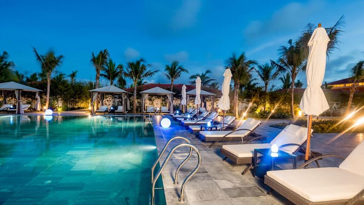 Hồ bơi Grandvrio Ocean Resort Danang. (Ảnh: Internet)