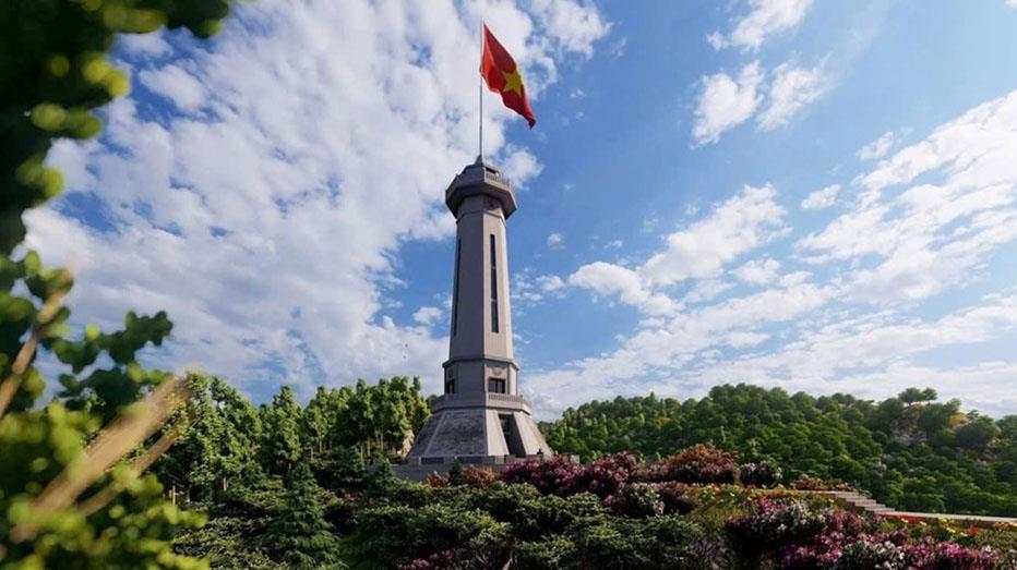 Cột cờ A Pa Chải chính thức khánh thành đúng dịp kỷ niệm Chiến thắng Điện Biên Phủ - ảnh 2