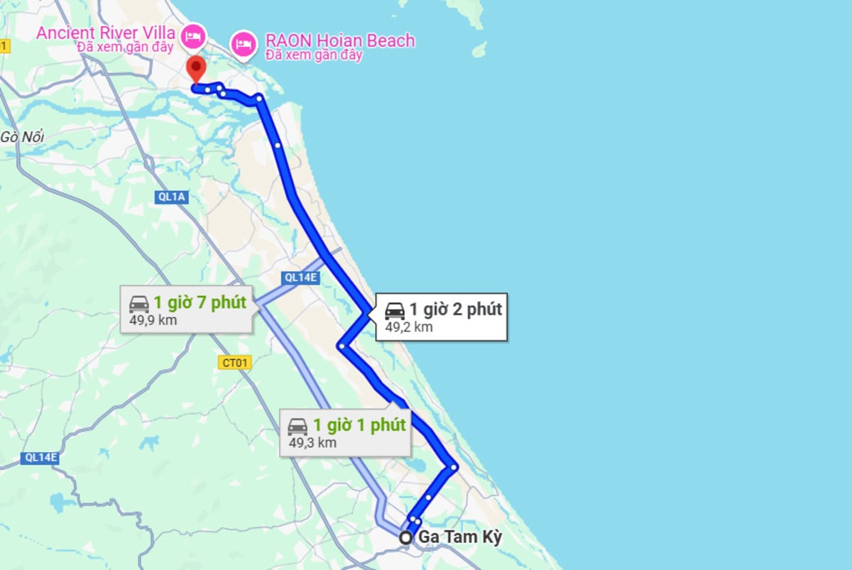 Từ ga Tam Kỳ đến Hội An bao nhiêu km? - ảnh 1