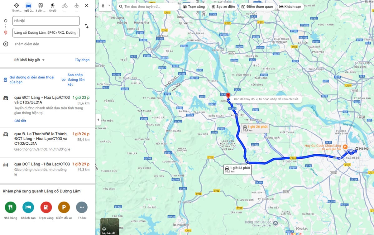 Ảnh chụp màn hình Google Maps