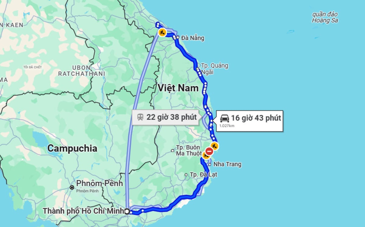 Từ Sài Gòn đi Huế bao nhiêu km? - ảnh 1