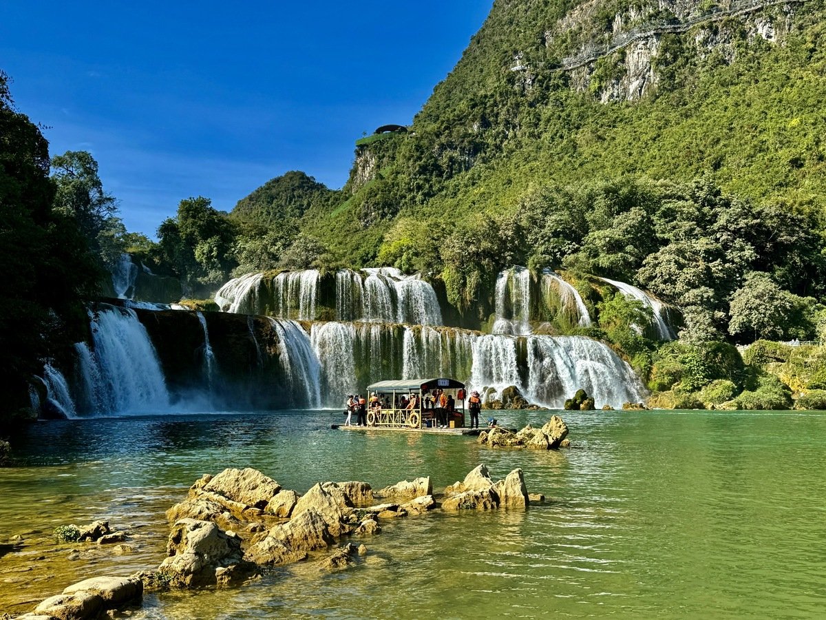 Thác Bản Giốc. (Ảnh: Mun)
