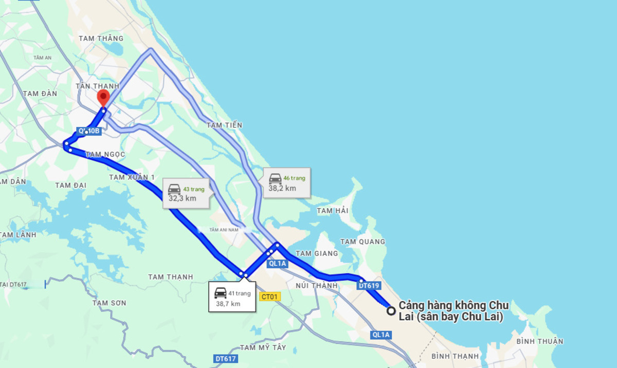 Ảnh chụp màn hình Google Maps