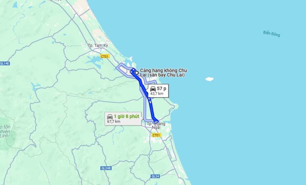 Ảnh chụp màn hình Google Maps