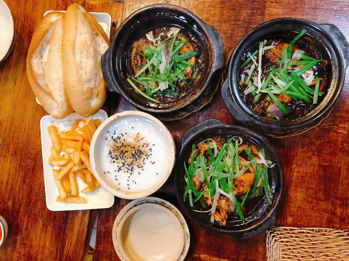 Món cháo ếch Singapore ở Đà Lạt