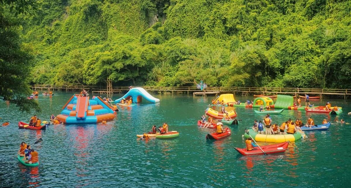 Sông Chày - Hang Tối có vô vàn trò chơi và trải nghiệm hấp dẫn