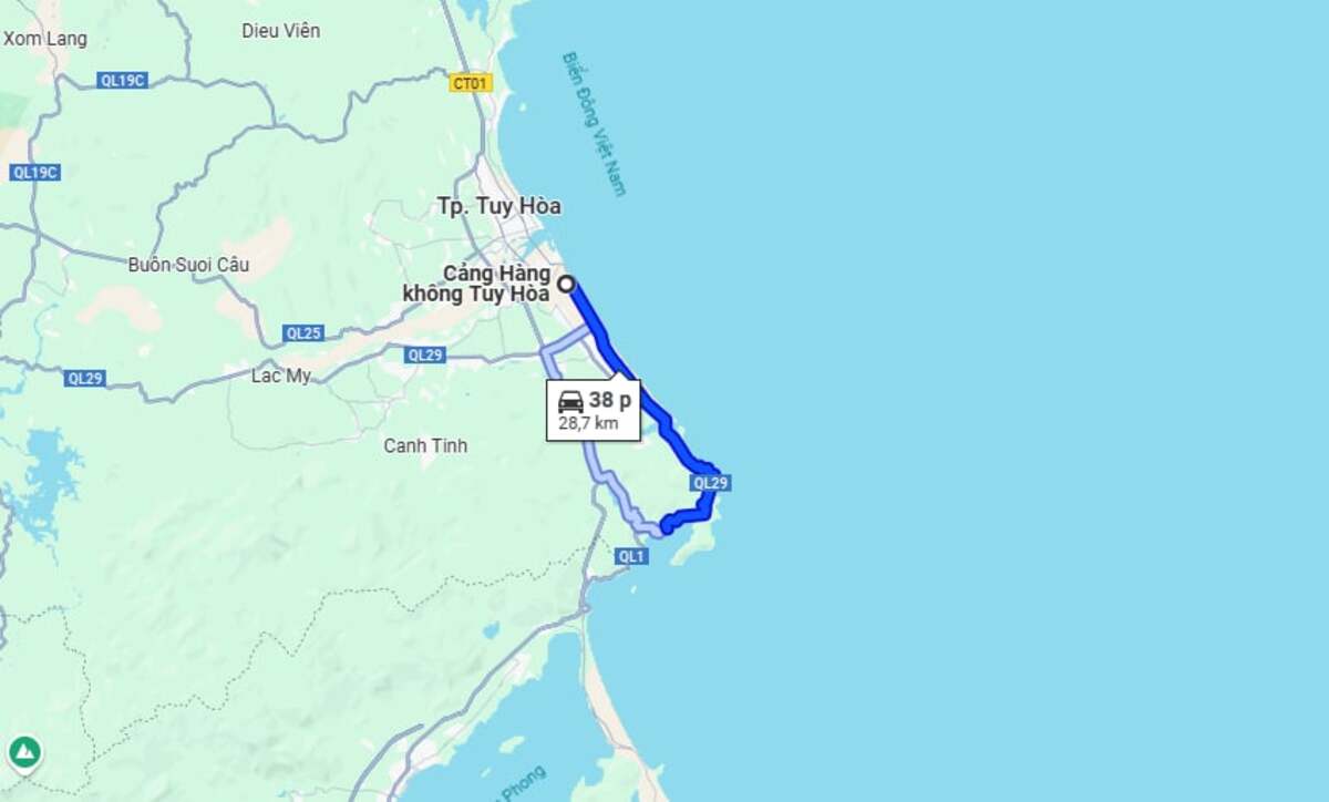 Ảnh chụp màn hình Google Maps