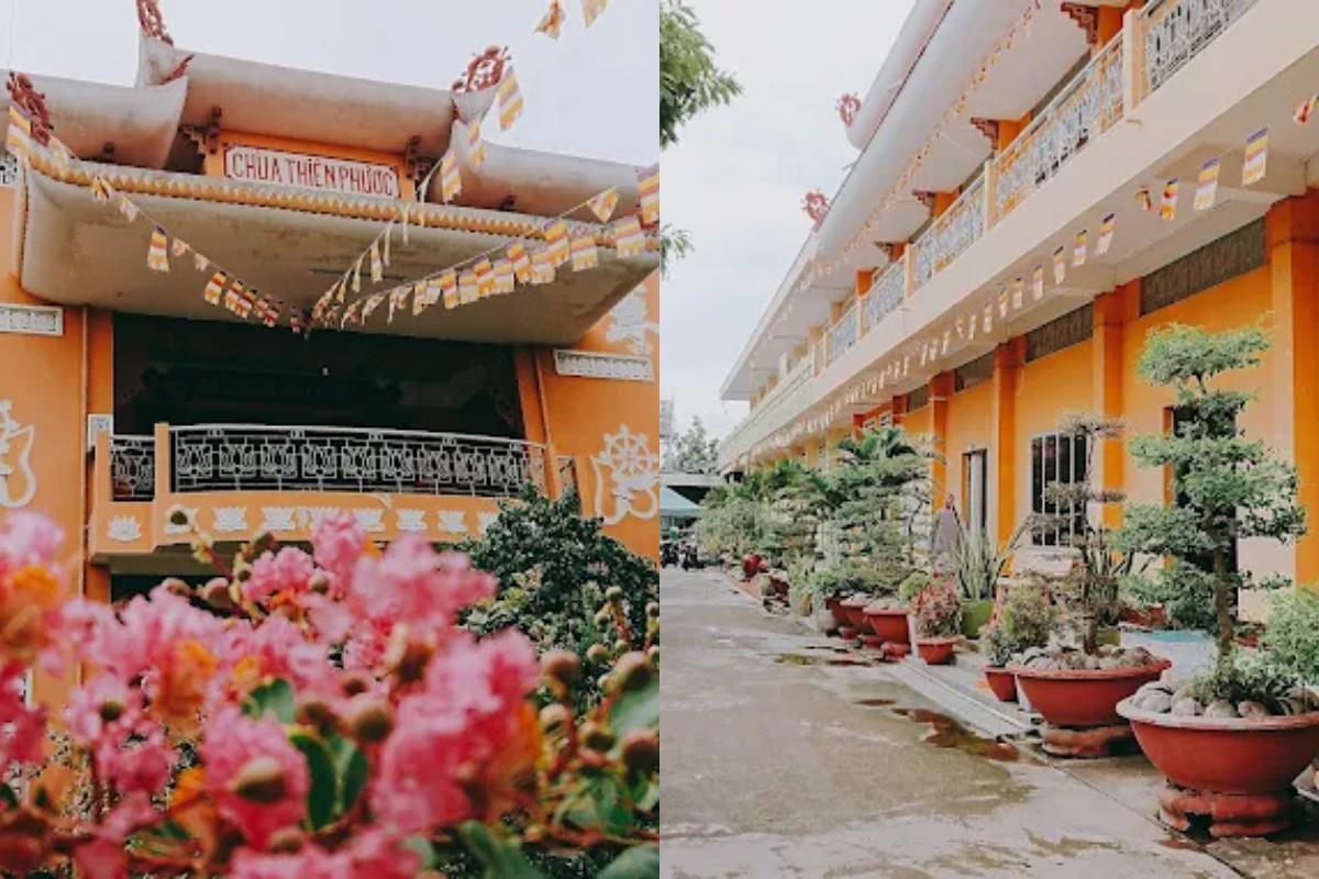 Vẻ đẹp yên bình tại chùa Thiên Phước (Ảnh: Internet)