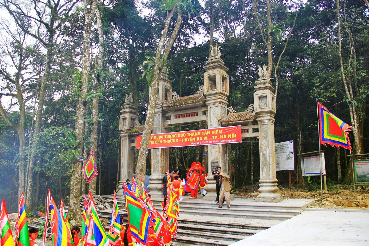 Đền Thượng Ba Vì. (Ảnh: Internet)