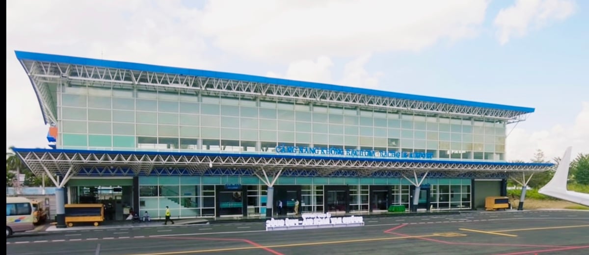 Sân bay Rạch Giá. (Ảnh: Internet)
