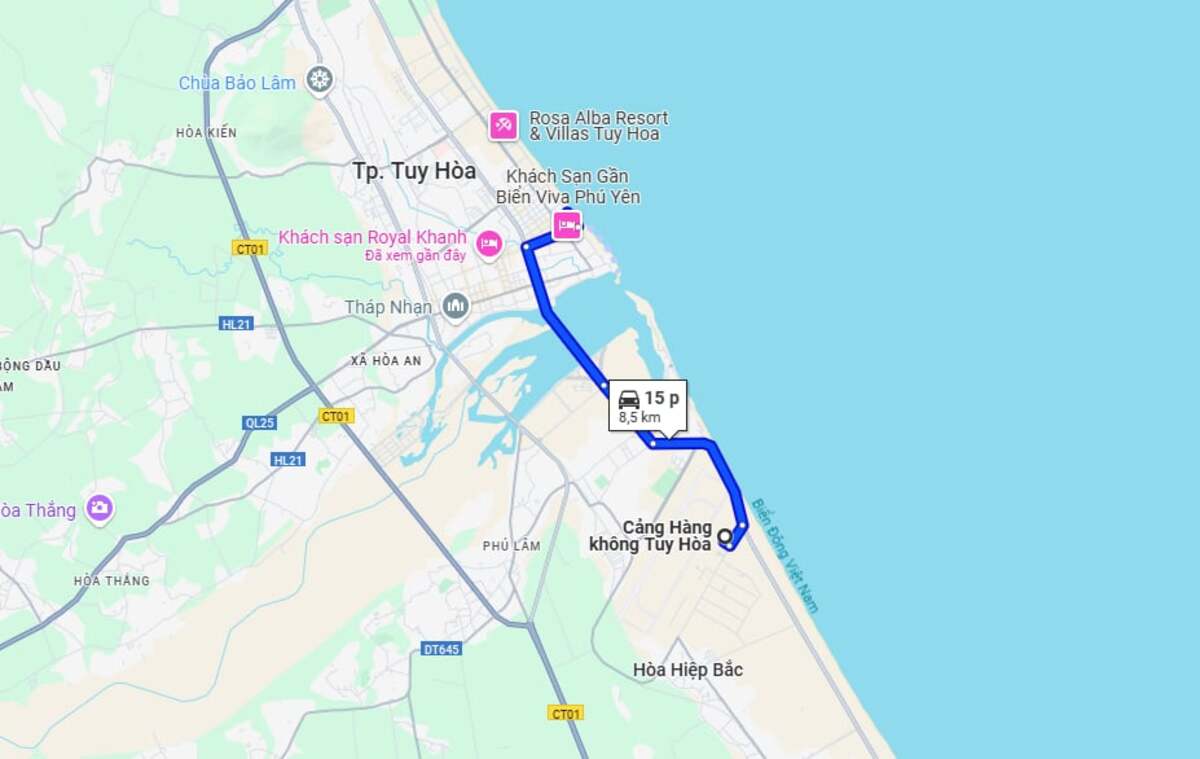 Ảnh chụp màn hình Google Maps