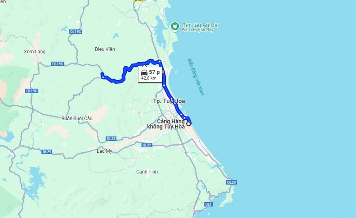 Ảnh chụp màn hình Google Maps